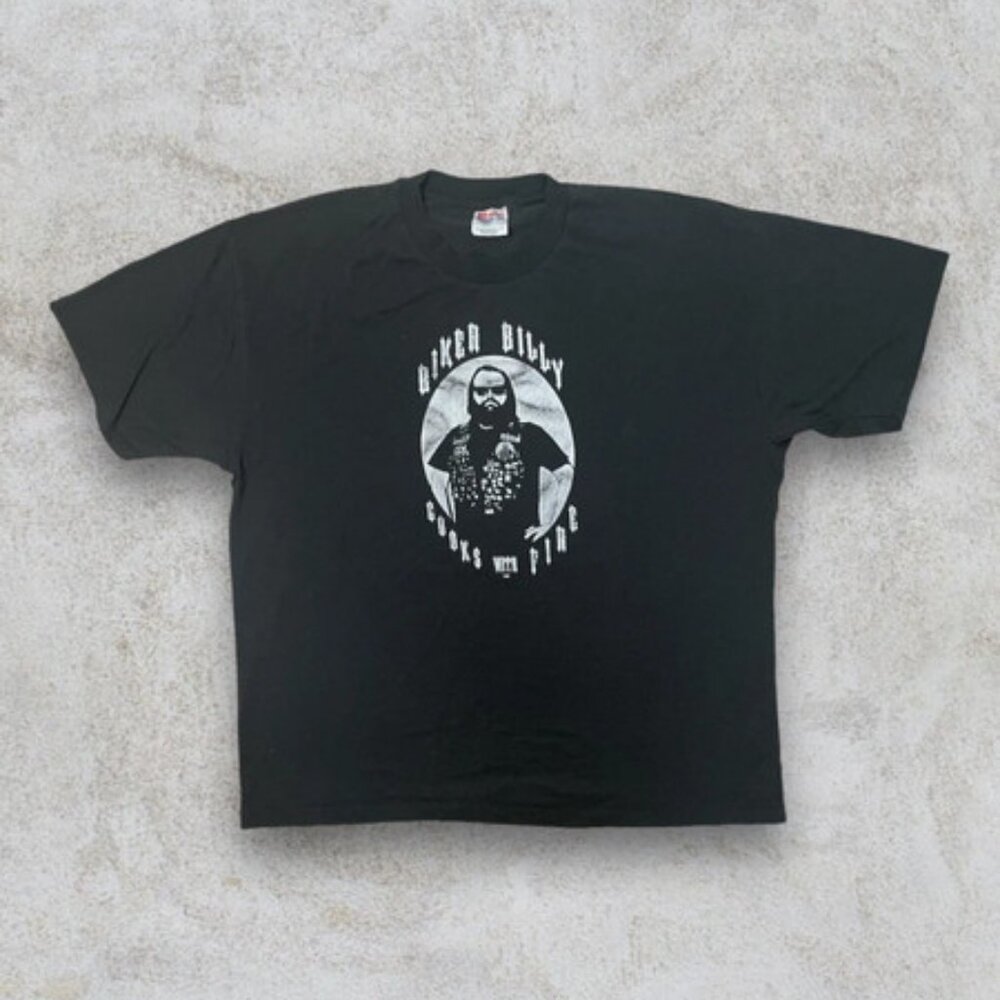 90s Vintage Biker Billy T-shirt XL